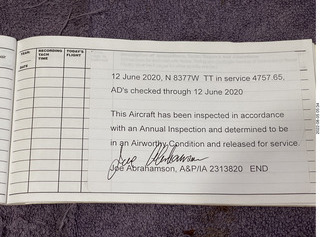 N8377W logbooks 2022-08-01 aircraft log