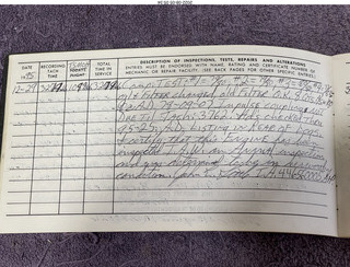 N8377W logbooks 2022-08-01 engine log