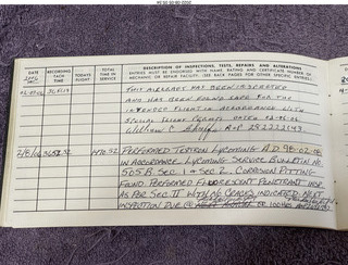 N8377W logbooks 2022-08-01 engine log