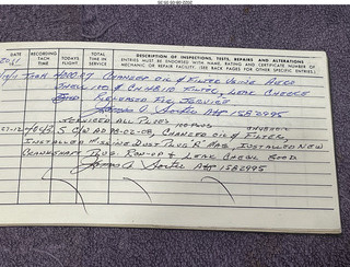 N8377W logbooks 2022-08-01 engine log