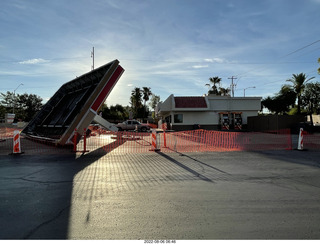 Circle K roof collapsed