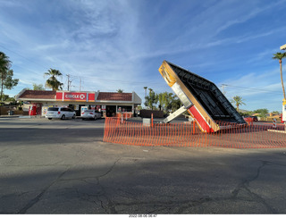 Circle K roof collapsed