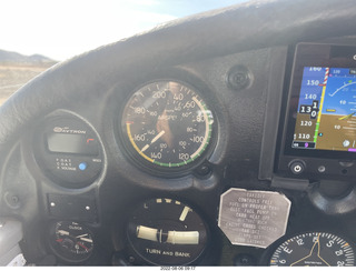 airspeed gauge is a little too high