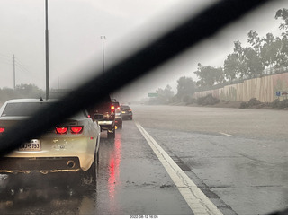 bad traffic in big storm on Loop 101