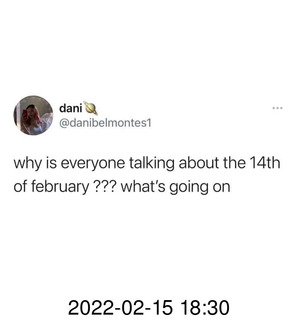 Facebook - Why is everybody talking about 14th of February?