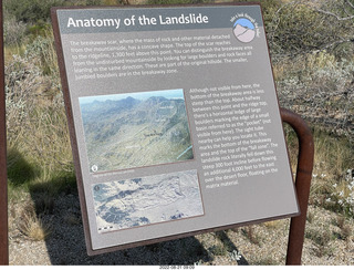 Marcus Landslide Trail sign