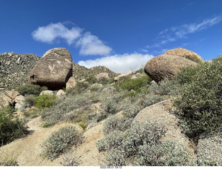 Marcus Landslide Trail - submarine rock