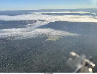 aerial fog in the valleys