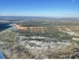 aerial fog in the valleys