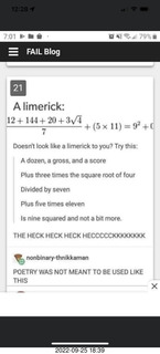 Facebook - a math limerick