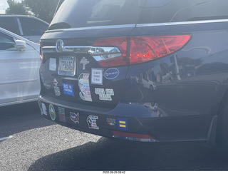 plethora of liberal car stickers