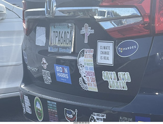 plethora of liberal car stickers