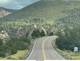 Utah drive to Wildcat Canyon trail