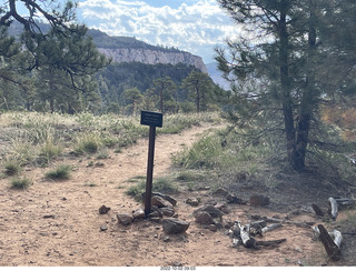 Northgate Peaks trail - Subway sign