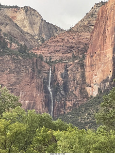 Zion National Park waterfall