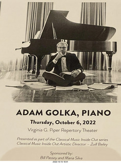 Mesa Arts - Adam Golka, Piano program