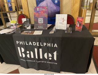 Academy of Music - Philadelphia Ballet - Cinderella - table + glass slipper