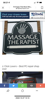 Facebook - Massage The Rapist sign