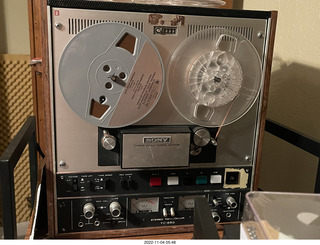 my Sony TC650 reel-to-reel deck with tape