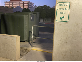 Mesa Arts - the handicapped-access route