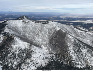 3 a1n. aerial - mountains north of Flagstaff