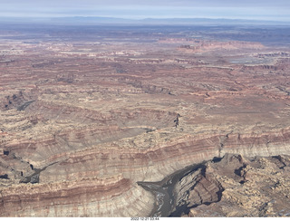 aerial - Canyonlands Confluence of Colorado and Green Rivers