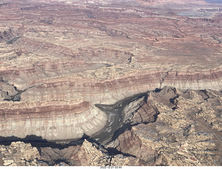 aerial - Canyonlands south of Confluence - the Maze
