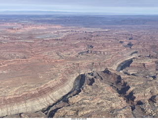 65 a1n. aerial - Canyonlands Confluence of Colorado and Green Rivers