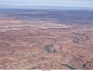 aerial - Canyonlands on Colorado River side