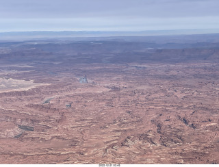 72 a1n. aerial - Canyonlands on Colorado River side