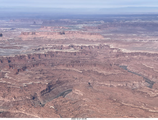 aerial - Canyonlands Confluence of Colorado and Green Rivers