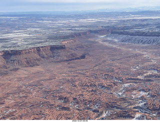 76 a1n. aerial - Canyonlands on Colorado River side