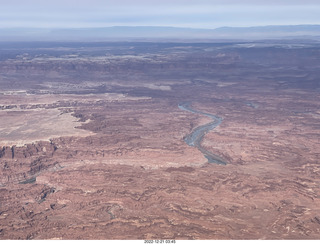 77 a1n. aerial - Canyonlands on Colorado River side