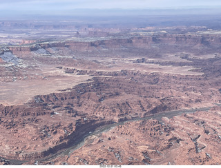 84 a1n. aerial - Canyonlands on Colorado River side