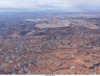 88 a1n. aerial - Canyonlands on Colorado River side
