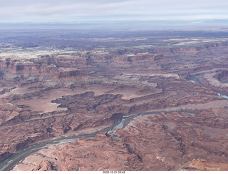 94 a1n. aerial - Canyonlands on Colorado River side