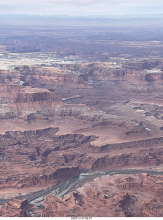 95 a1n. aerial - Canyonlands on Colorado River side