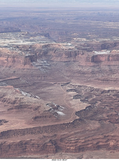97 a1n. aerial - Canyonlands on Colorado River side
