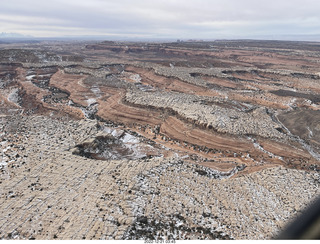 aerial - Canyonlands near Moab