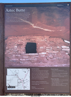 Utah - Canyonlands - sign - Aztec Butte