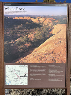 Utah - Canyonlands - sign - Whale Rock