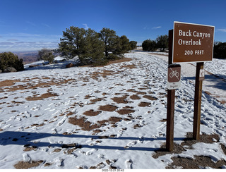 111 a1n. Utah - Canyonlands - sign - Buck Canyon Overlook