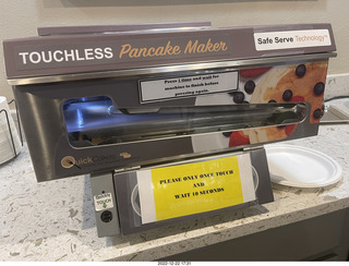 2 a1n. hotel breakfast - touchless pancake maker