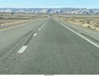 8 a1n. Utah - driving from moab to hanksville - San Rafael Reef