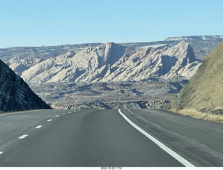 13 a1n. Utah - driving from moab to hanksville - Interstate 70 - San Rafael Reef