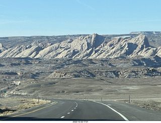14 a1n. Utah - driving from moab to hanksville - Interstate 70 - San Rafael Reef