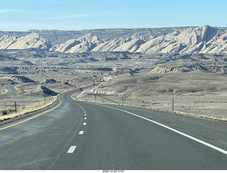 16 a1n. Utah - driving from moab to hanksville - Interstate 70 - San Rafael Reef