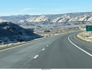 19 a1n. Utah - driving from moab to hanksville - Interstate 70 - San Rafael Reef