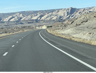 20 a1n. Utah - driving from moab to hanksville - Interstate 70 - San Rafael Reef