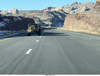 24 a1n. Utah - driving from moab to hanksville - Interstate 70 - San Rafael Reef